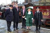 The High Sheriff Sharman Birtles, with Steve Holt, Bill Lloyd, Mr Birtles &  Kieth Howarth