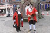 Don Evans Town Crier with Nikki Hennessy Mayor West Lancashire