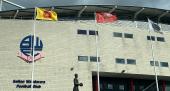 Bolton Wanderers fly the Lancashire Flag